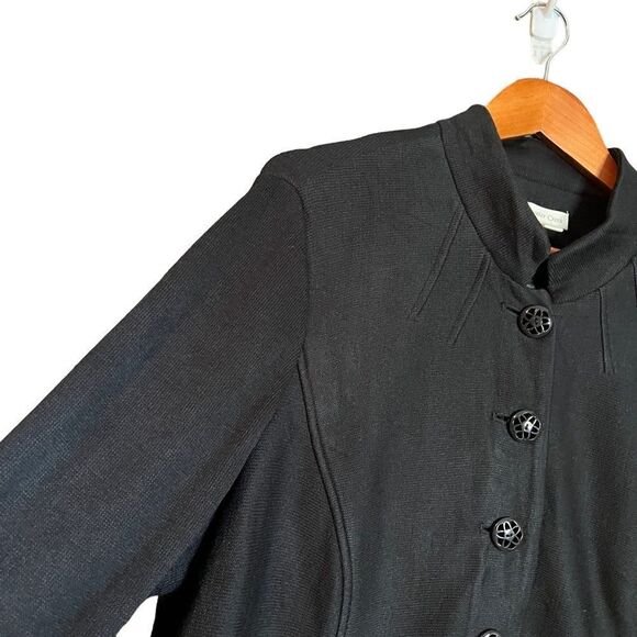 NWT! Coldwater creek black double knit coat - Picture 7 of 11